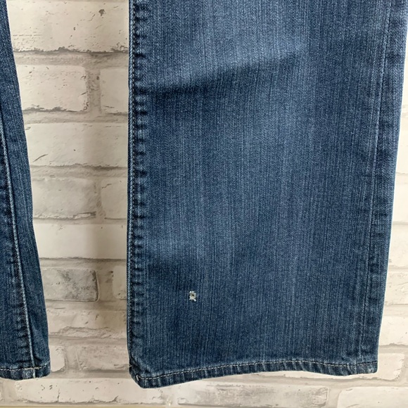 Express • “Stella” Dark Wash Bootleg Jeans Size 8R - Picture 4 of 8